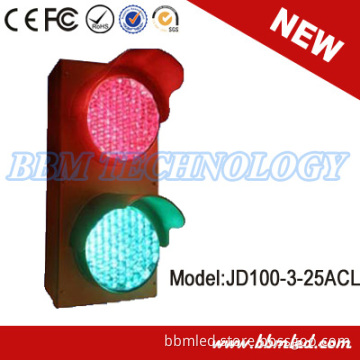100mm Cold Rolled Sheet LED 24V Traffic Lights with Cobweb Lens